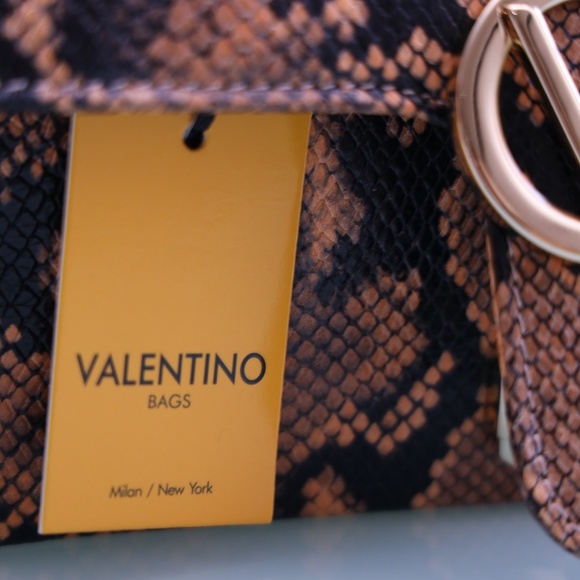 Valentino Snakeskin Leather Crossbody Handbag - Picture 7 of 8